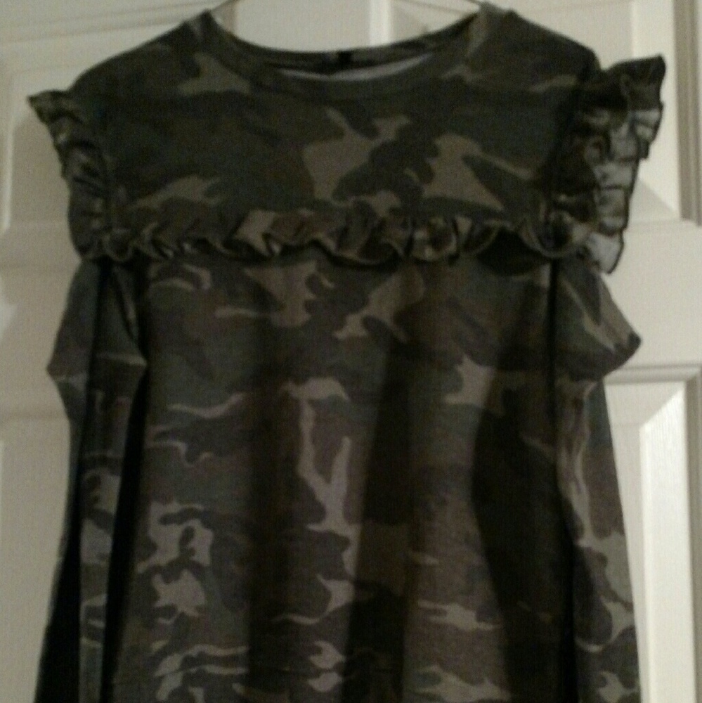 Drew camo long sleeve